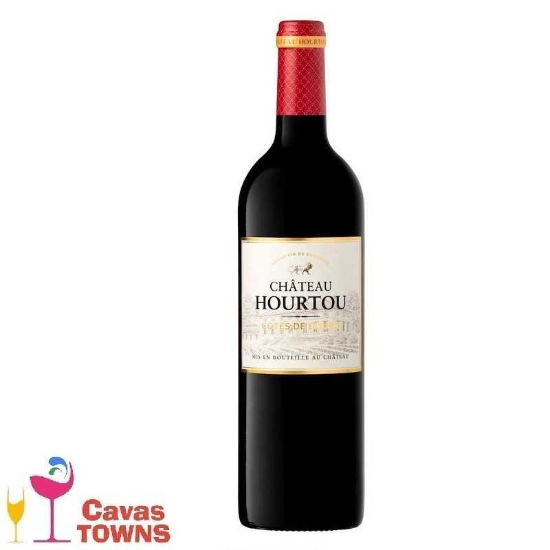Vino Tinto Frances Chateau Hourtou Merlot/Cabernet Sauvignon/Malbec 750 ml - Cavas Towns