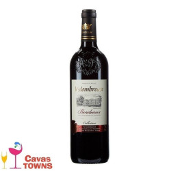 Vino Tinto Frances Valombreuse Bordeaux 750 ml - Cavas Towns