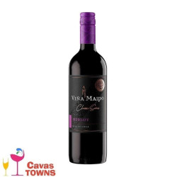 Vino Tinto Merlot Viña Maipo 750 ml - Cavas Towns