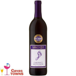 Vino Tinto Barefoot Cabernet Sauvignon 750 ml - Cavas Towns