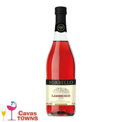 Vino Rosado Sorbello Lambrusco 750 ml - Cavas Towns