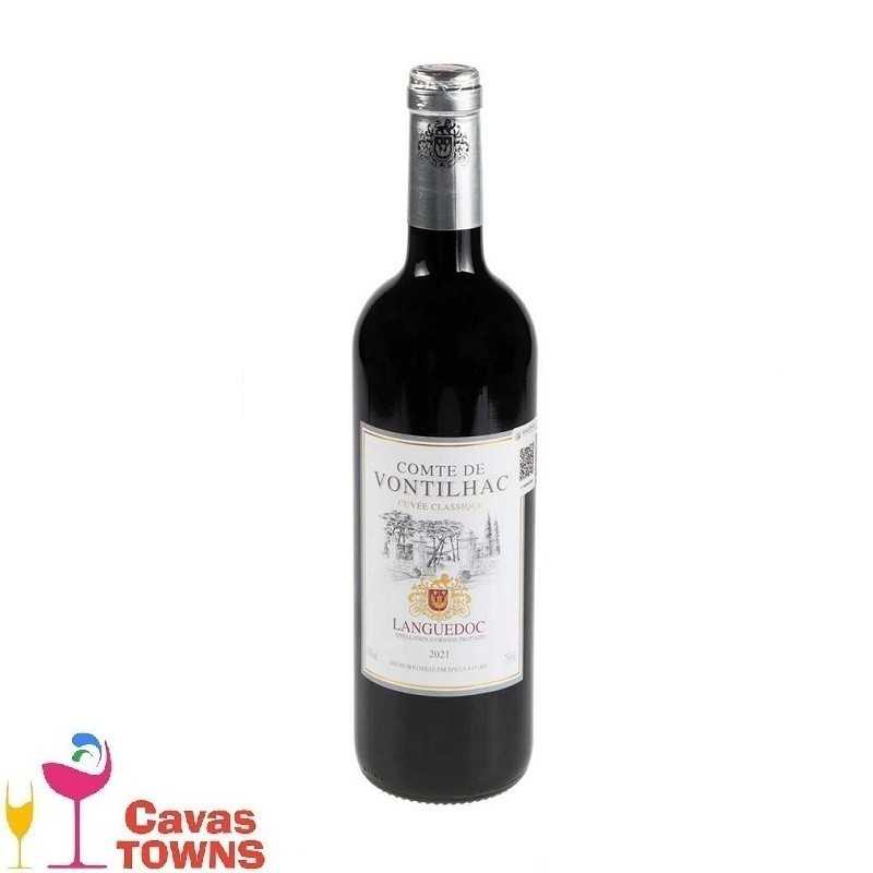 Vino Tinto Frances Comte de Vontilhac Cuvée Classique 750 ml - Cavas Towns