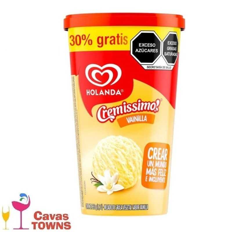 Helado Holanda Cremissimo sabor vainilla 1.3 l - Cavas Towns