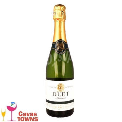 Vino Espumoso Español Duet Brut - 750 ml - Cavas Towns
