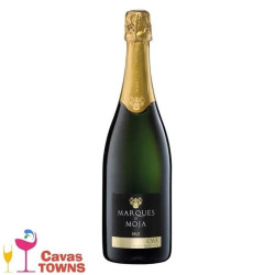 Vino Blanco Espumoso Español Marques D Moja Brut 750 ml - Cavas Towns