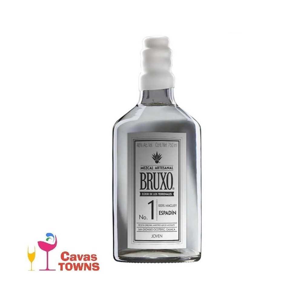Mezcal Bruxo No. 1 Spadin 750 ml - Cavas Towns Mezcal Bruxo No. 1 Spadin 750 ml - Cavas Towns