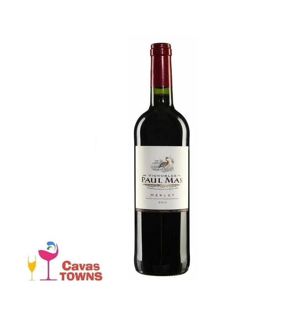 Vino Tinto Frances Paul Mas Merlot 750 ml - Cavas Towns