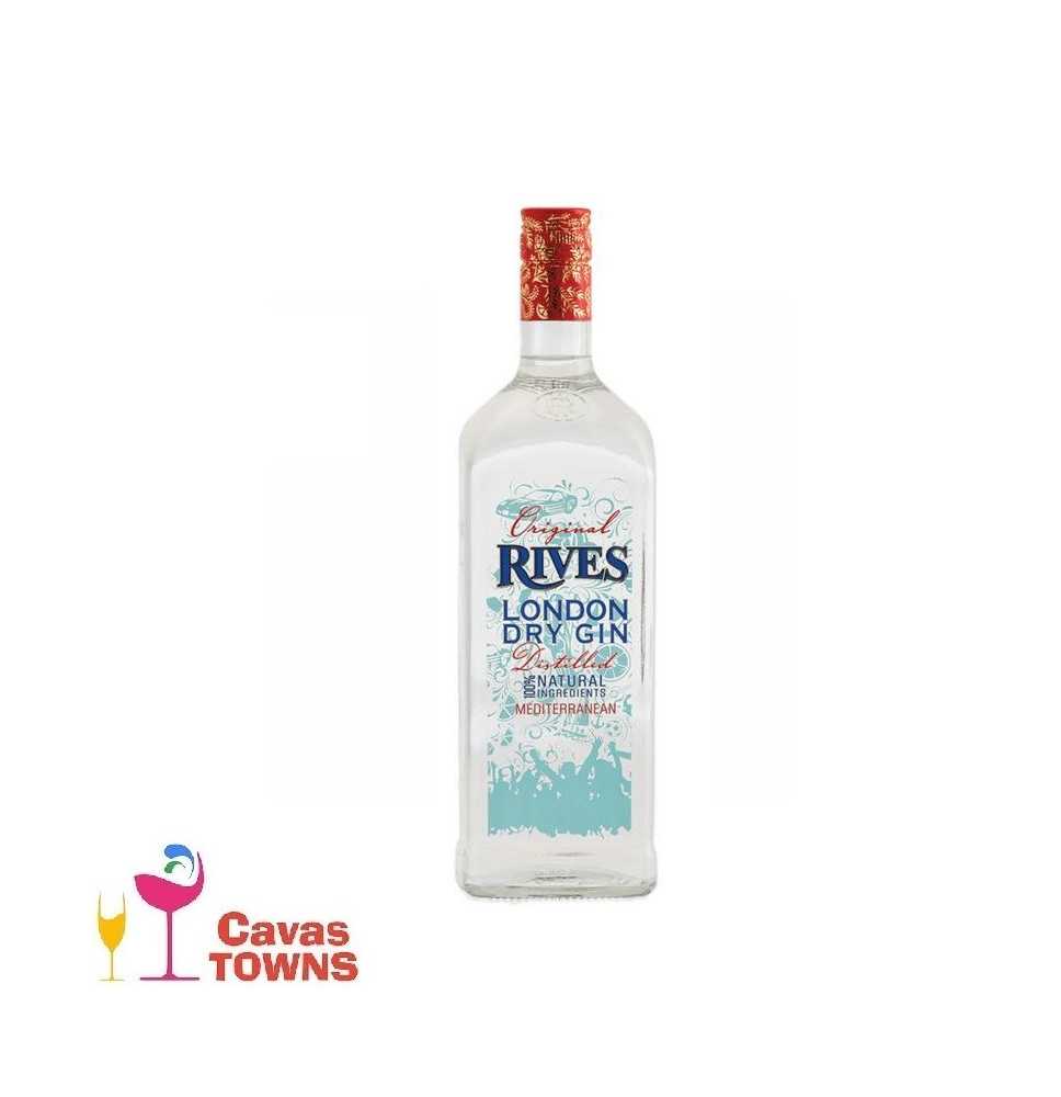 Ginebra Rives London Dry Mediterranean 700 ml - Cavas Towns