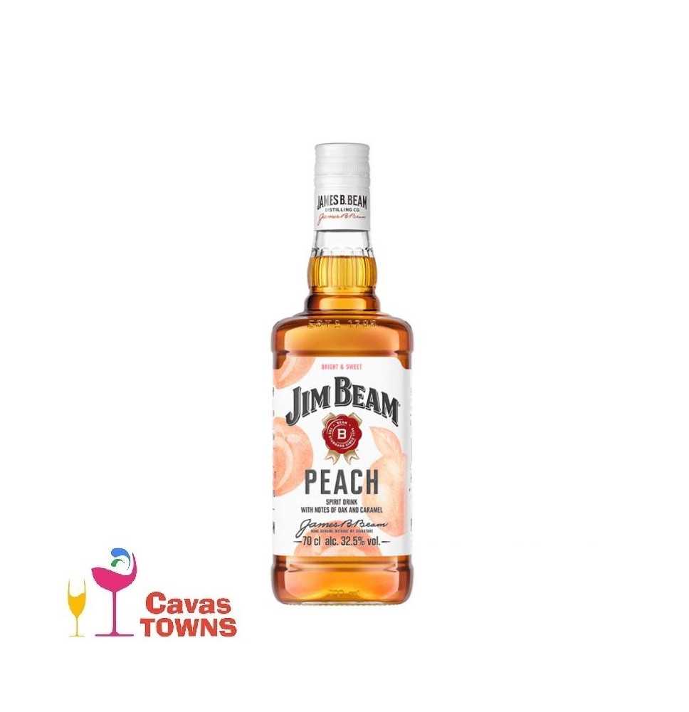Whiskey Jim Beam Peach 700 ml - Cavas Towns