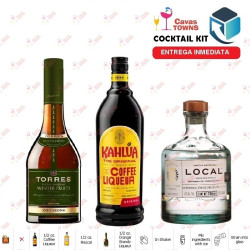 Cocktail Kit Alice in Wonderland -1 Mezcal Receta Recipe - Cavas Towns