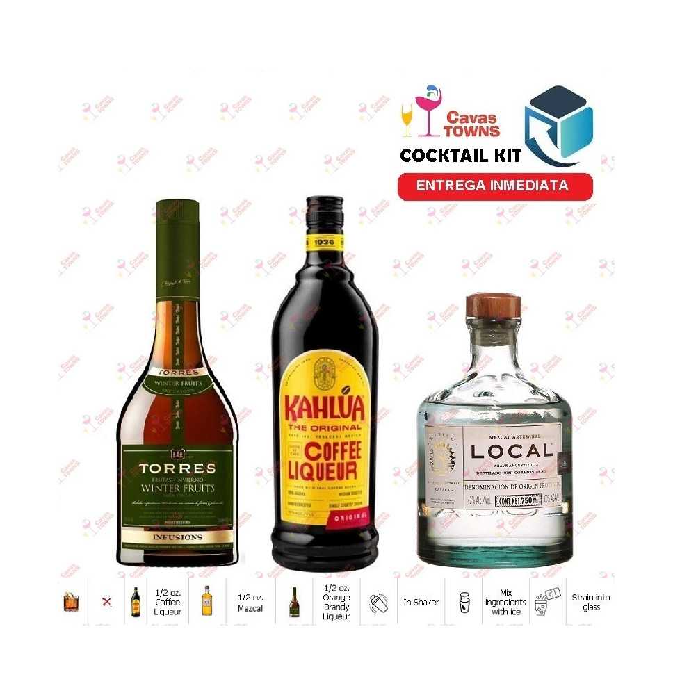 Cocktail Kit Alice in Wonderland -1 Mezcal Receta Recipe - Cavas Towns Cocktail Kit Alice in Wonderland -1 Mezcal Receta Recipe - Cavas Towns