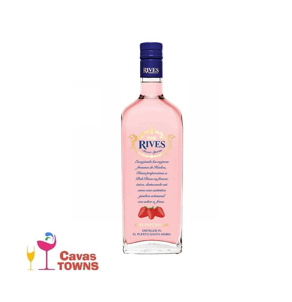 Ginebra Rives Pink London Dry 700 ml - Cavas Towns