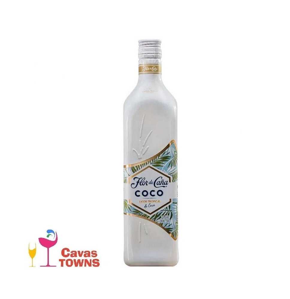 Licor de Coco Flor de Caña 750 ml - Cavas Towns Licor de Coco Flor de Caña 750 ml - Cavas Towns