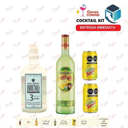 Cocktail Kit Green Apple Mezcal Receta Recipe - Cavas Towns