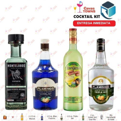 Cocktail Kit Blue Sunrise Mezcal Receta Recipe - Cavas Towns