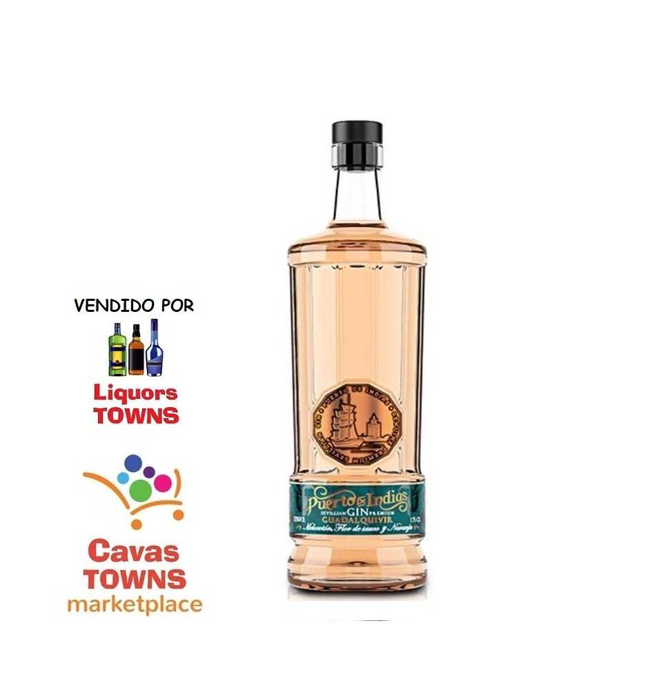 Ginebra Puerto de Indias Peach & Orange 750 ml - Cavas Towns