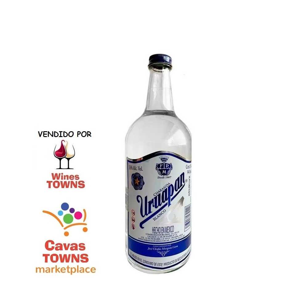 Charanda Uruapan Blanco 940 ml - Cavas Towns