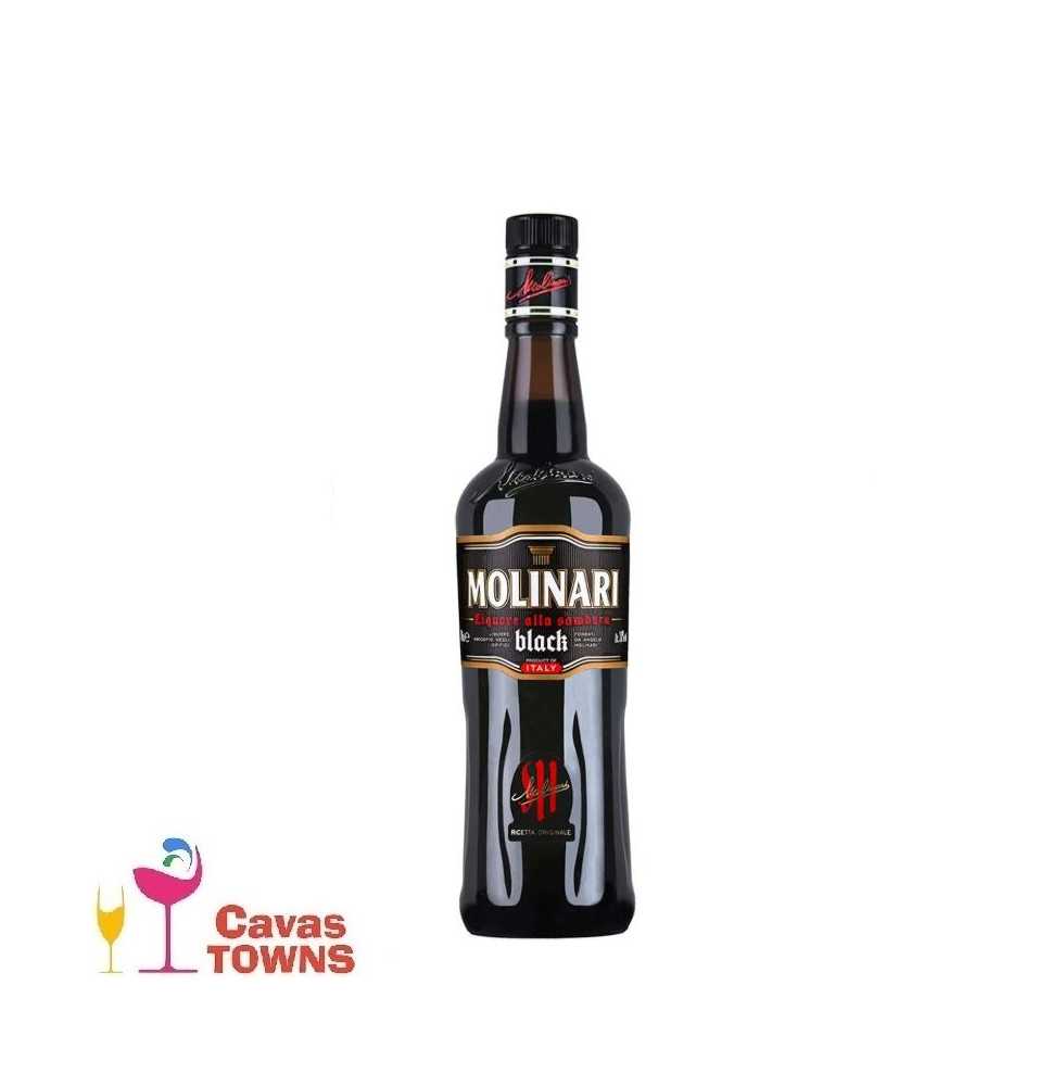 Licor Molinari Black 700 ml - Cavas Towns