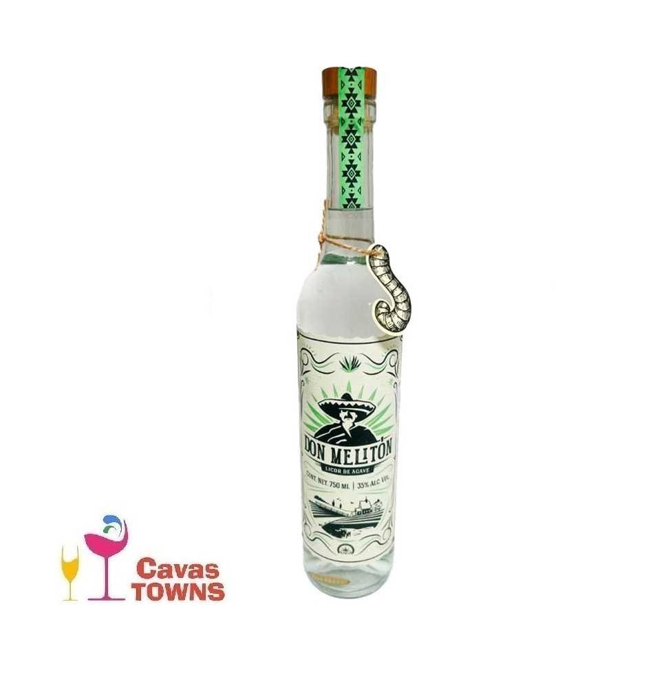 Mezcal Don Meliton con Gusano 750 ml - Cavas Towns