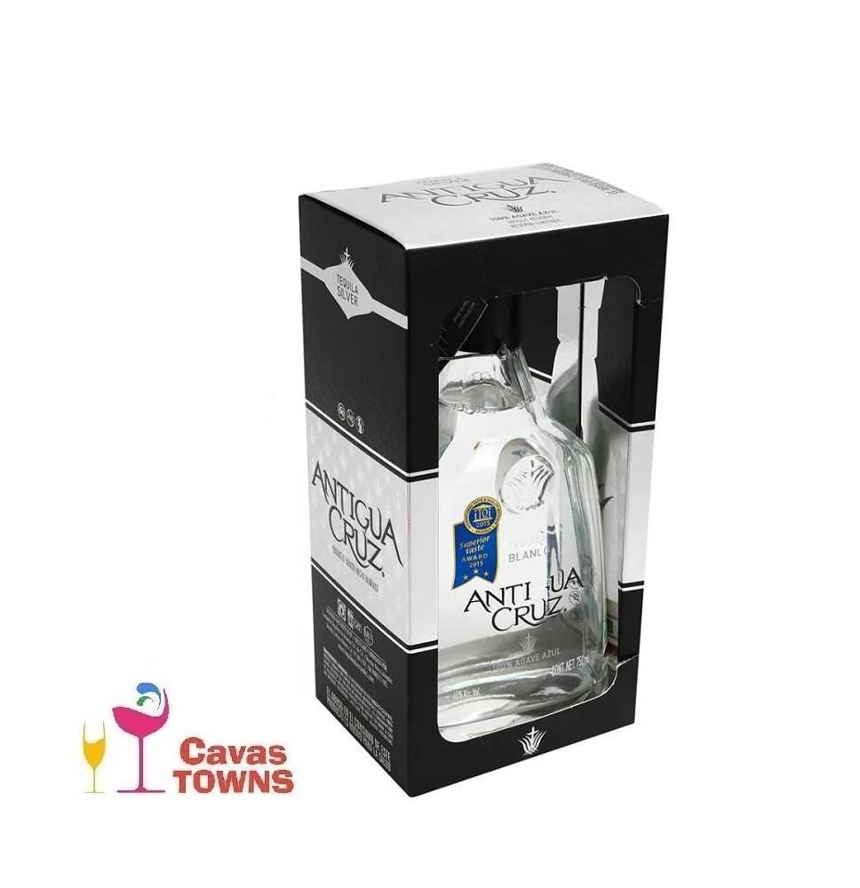 Tequila Antigua Cruz Blanco 750 ml - Cavas Towns