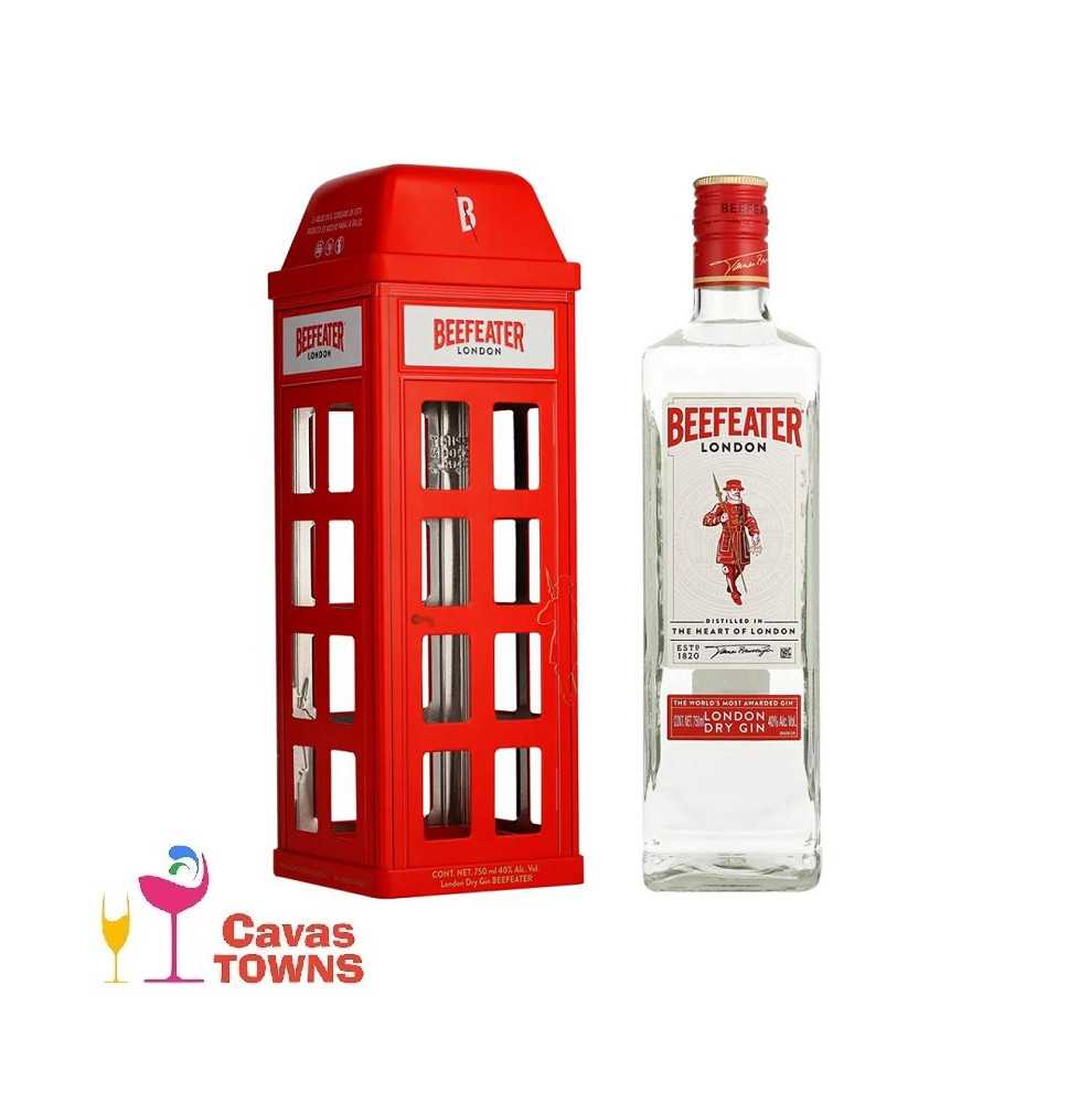 Ginebra Beefeater London Dry Estuche Telefonico 750 ml - Cavas Towns