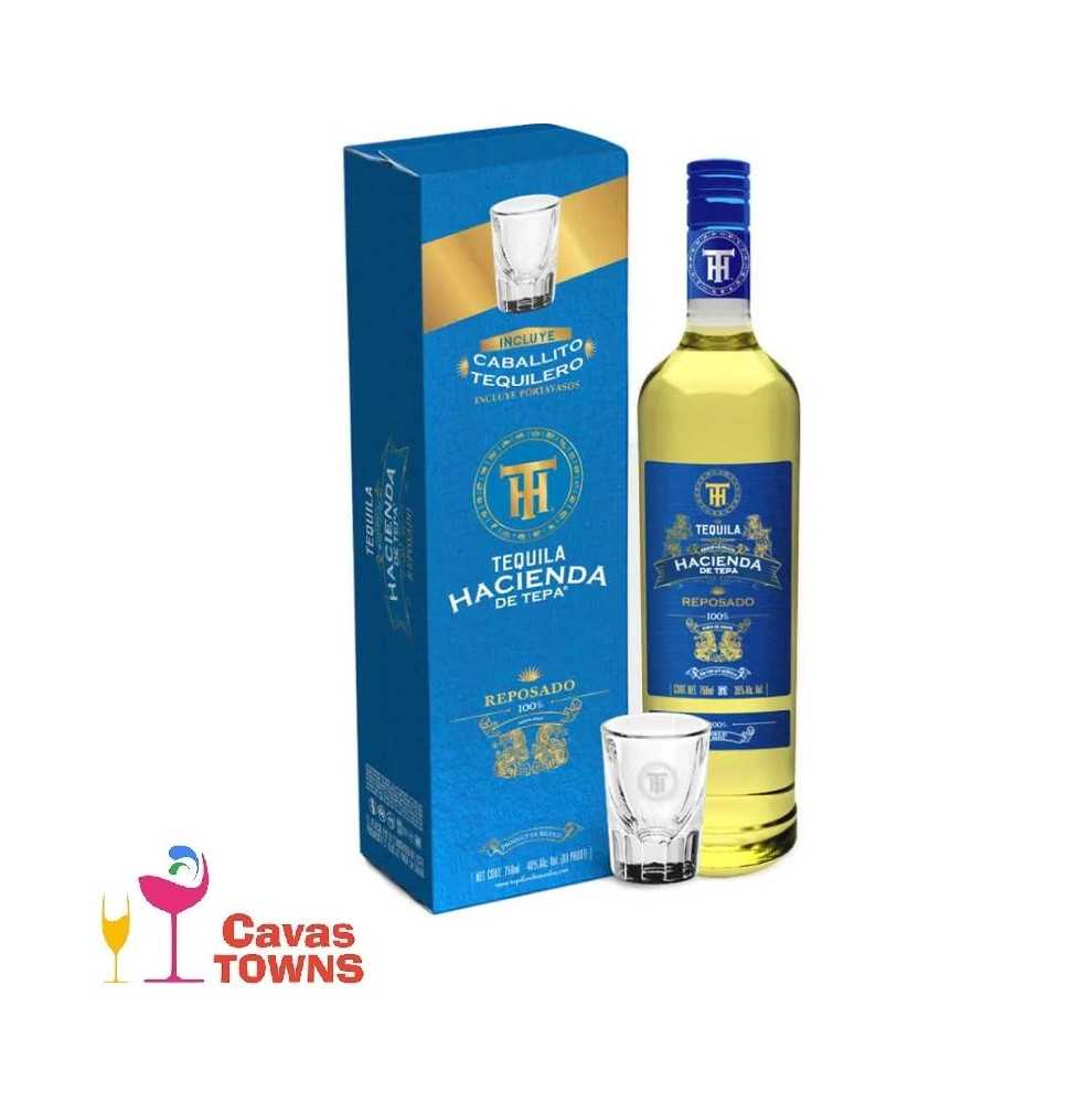 Tequila Hacienda de Tepa Reposado 700 ml - Cavas Towns