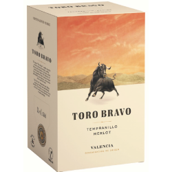 Vino Tinto Toro Bravo Tempranillo Merlot 750 ml - Cavas Towns