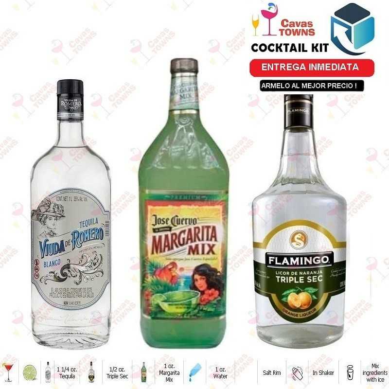 Cocktail Kit Alabama Slammer - 4 Receta Recipe - Cavas Towns