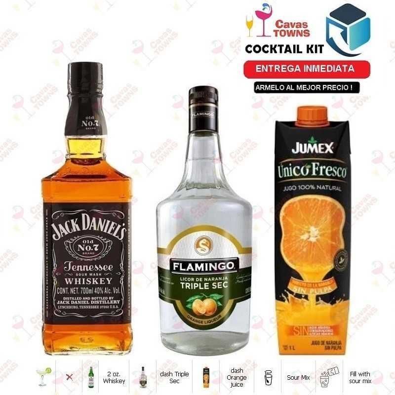 Cocktail Kit American Sour Receta Recipe - Cavas Towns