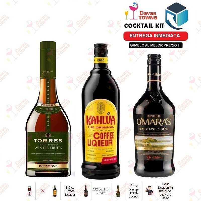 Cocktail Kit B-52 Receta Recipe - Cavas Towns