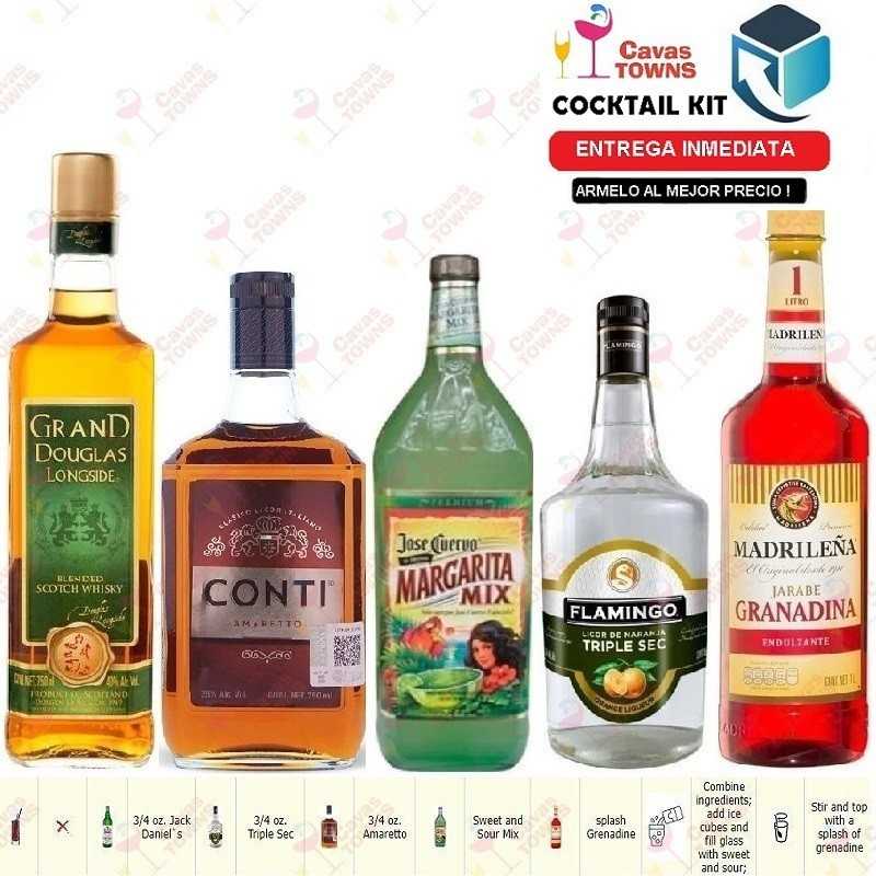 Cocktail Kit Billy Jack - 2 Receta Recipe - Cavas Towns