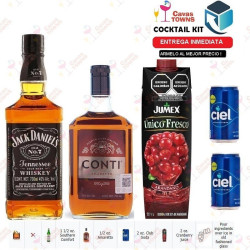 Cocktail Kit Berry Southern Comfortable - 2 Receta Recipe - Cavas Towns