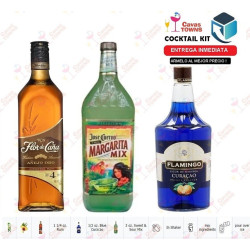 Cocktail Kit Blue Passion Receta Recipe - Cavas Towns