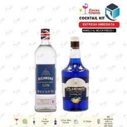 Cocktail Kit Blue Sapphire Receta Recipe - Cavas Towns
