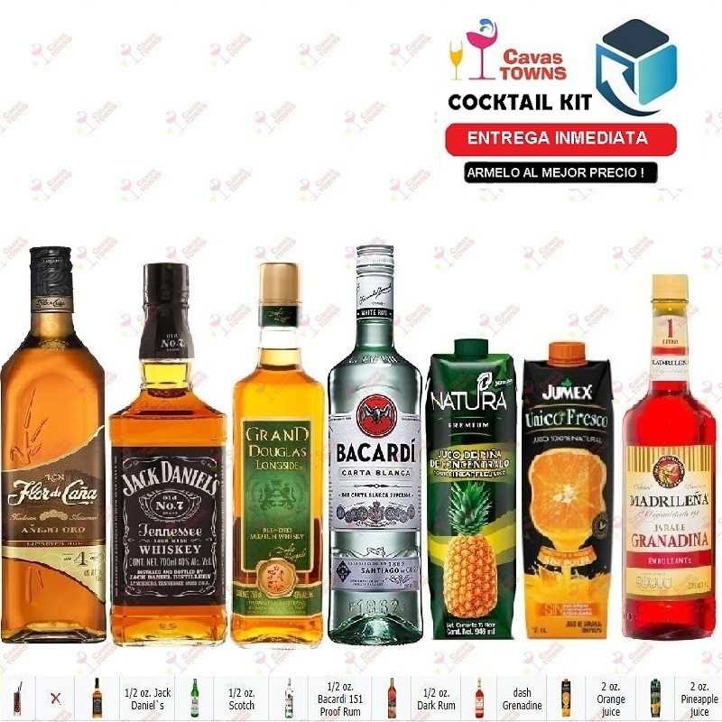 Cocktail Kit Bomb Receta Recipe - Cavas Towns