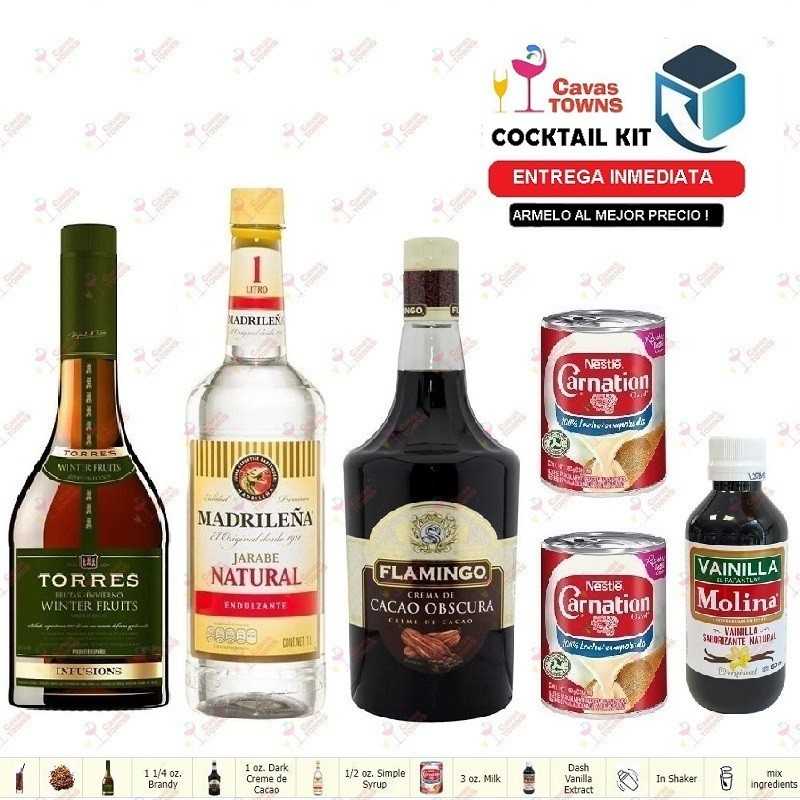 Cocktail Kit Brandy Milk Punch Receta Recipe - Cavas Towns