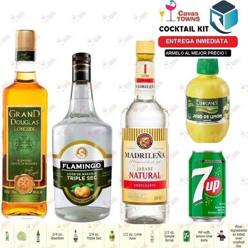 Cocktail Kit Brass Knuckles - 1 Receta Recipe - Cavas Towns