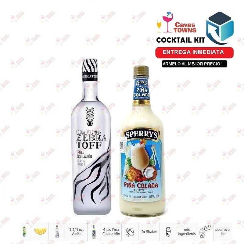 Cocktail Kit Chee Chee - 2 Receta Recipe - Cavas Towns