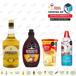 Cocktail Kit Chocolate Monkey Frozen Receta Recipe - Cavas Towns