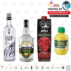 Cocktail Kit Cosmopolitan Receta Recipe - Cavas Towns