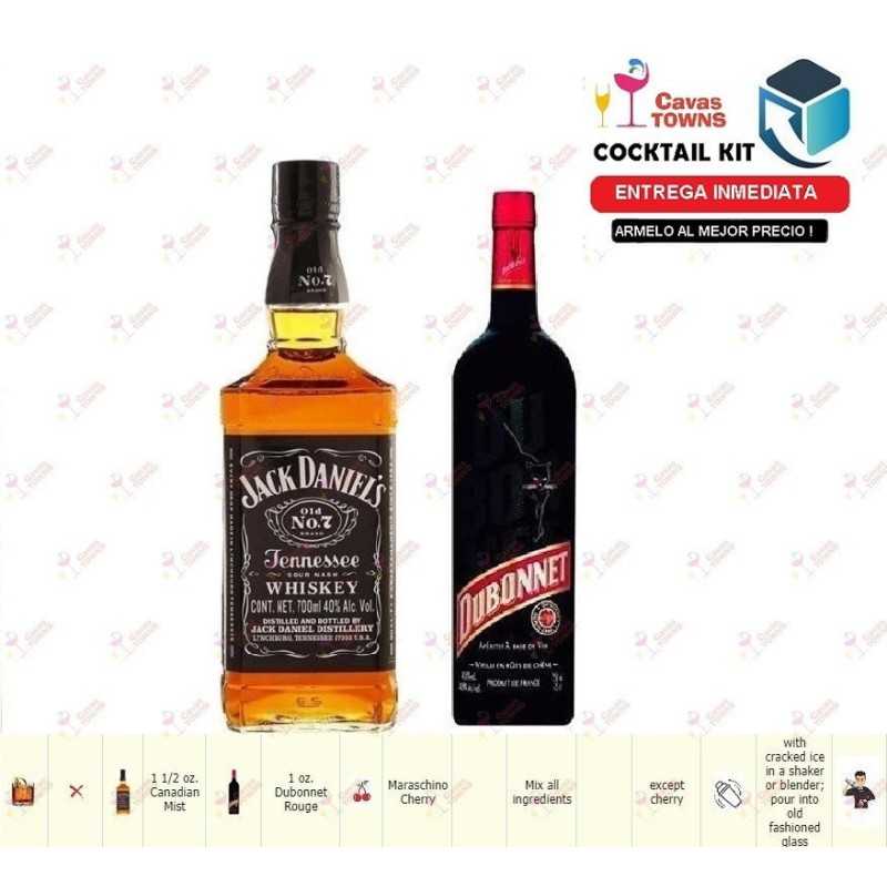 Cocktail Kit Dubonnet Manhattan Receta Recipe - Cavas Towns