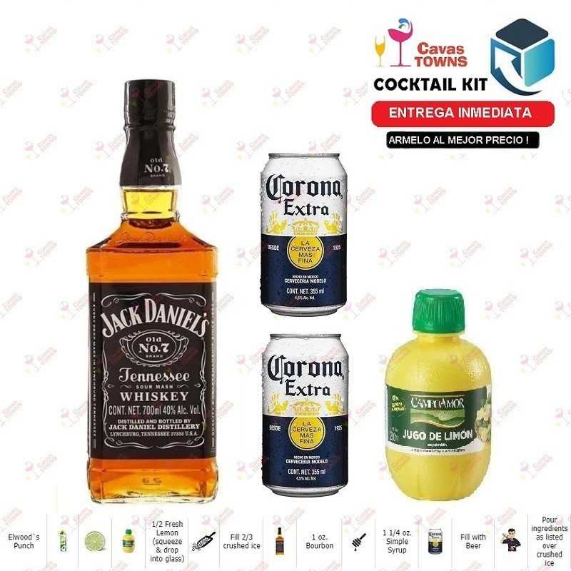 Cocktail Kit Elwood's Punch Receta Recipe - Cavas Towns