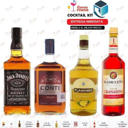 Cocktail Kit Flaming Shooter Receta Recipe - Cavas Towns