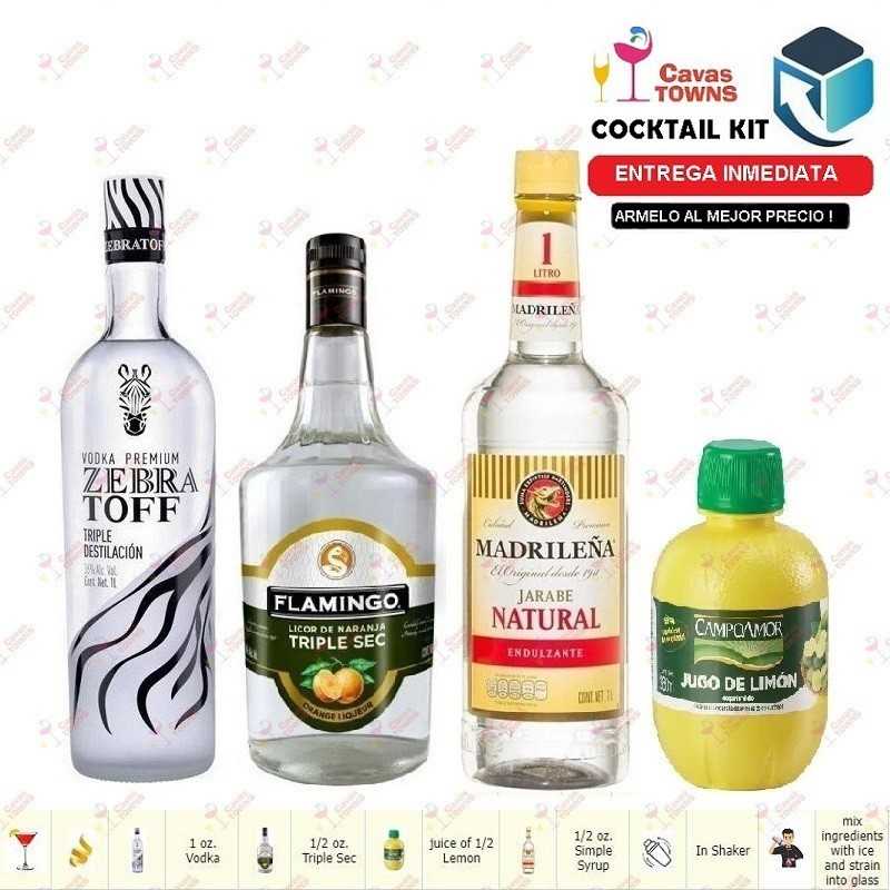 Cocktail Kit Flash Cadillac Receta Recipe - Cavas Towns