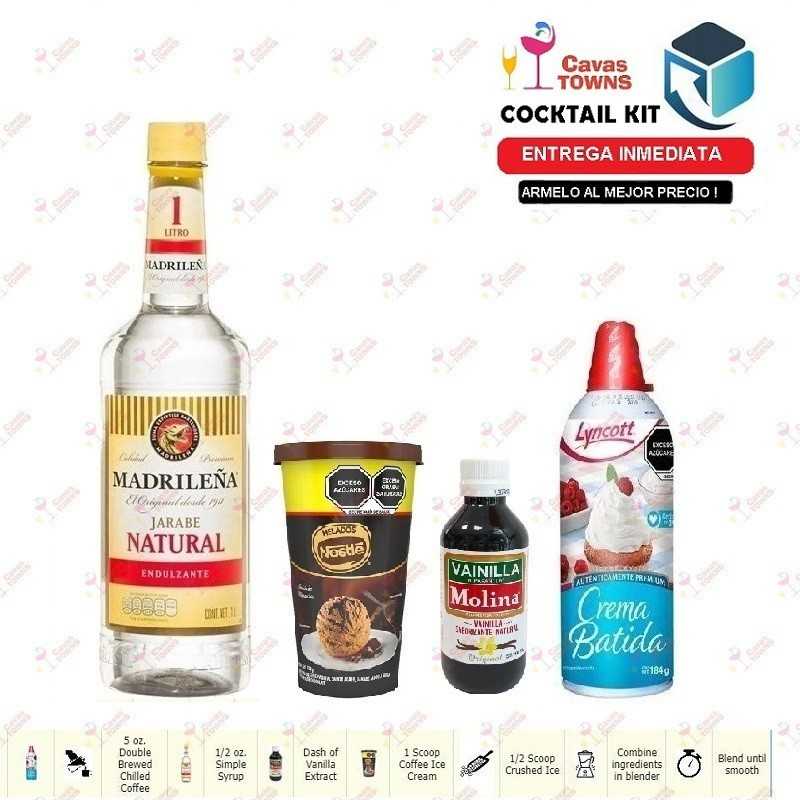 Cocktail Kit Frozen Coffee Receta Recipe - Cavas Towns