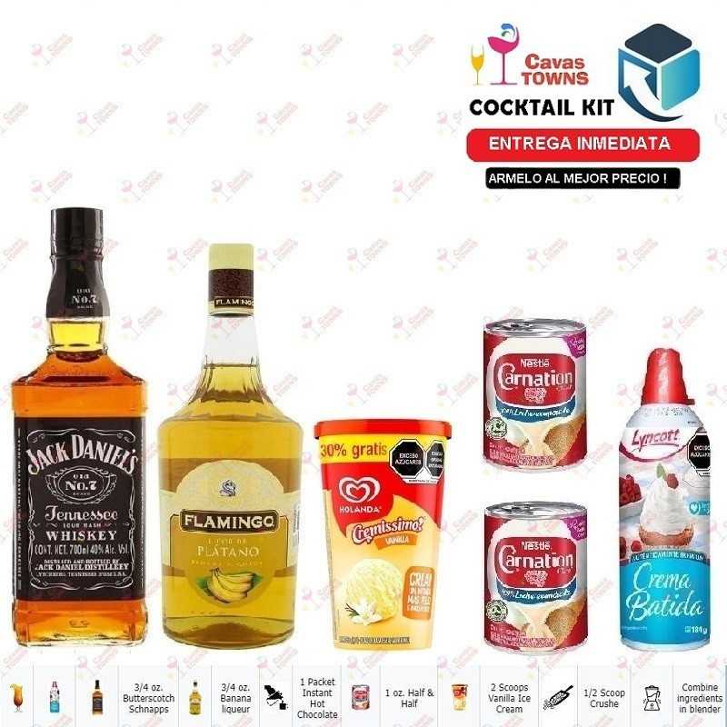 Cocktail Kit Frozen Hot Banana Receta Recipe - Cavas Towns