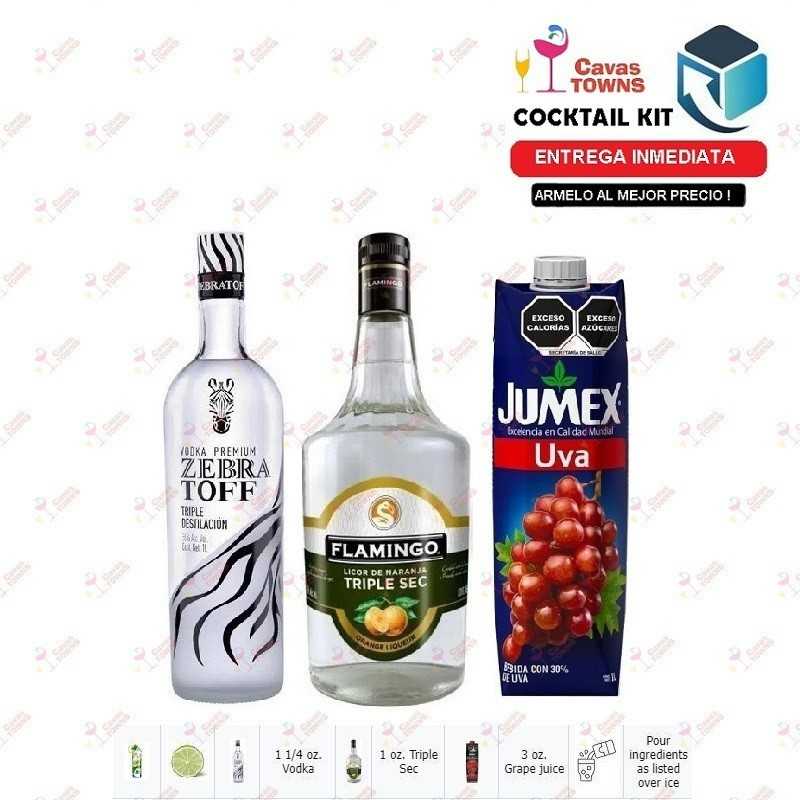 Cocktail Kit Grape Quencher Receta Recipe - Cavas Towns