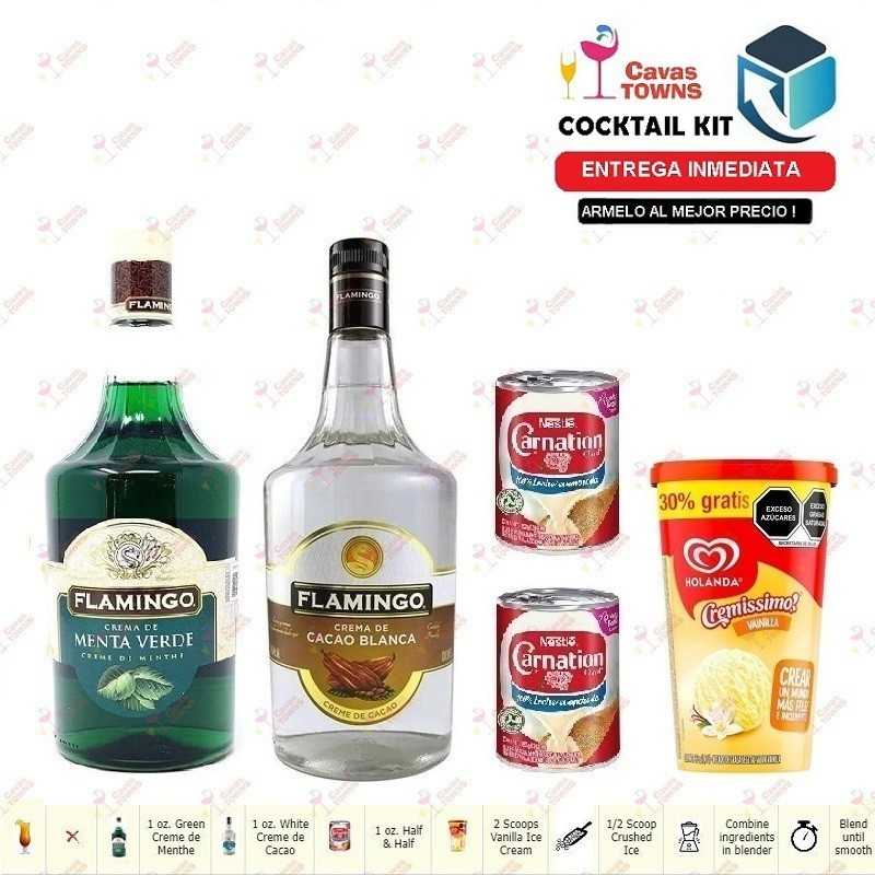 Cocktail Kit Grasshopper - 1 Receta Recipe - Cavas Towns