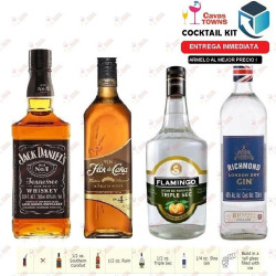 Cocktail Kit Hawaiian Punch - 2 Receta Recipe - Cavas Towns