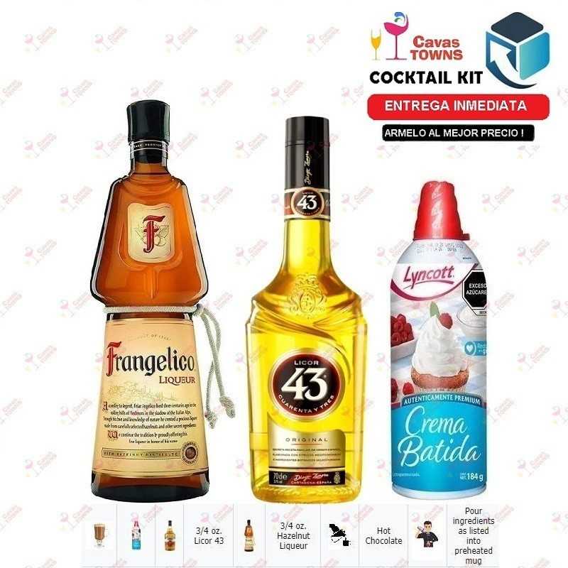 Cocktail Kit Hot Chocolate Monk Receta Recipe - Cavas Towns